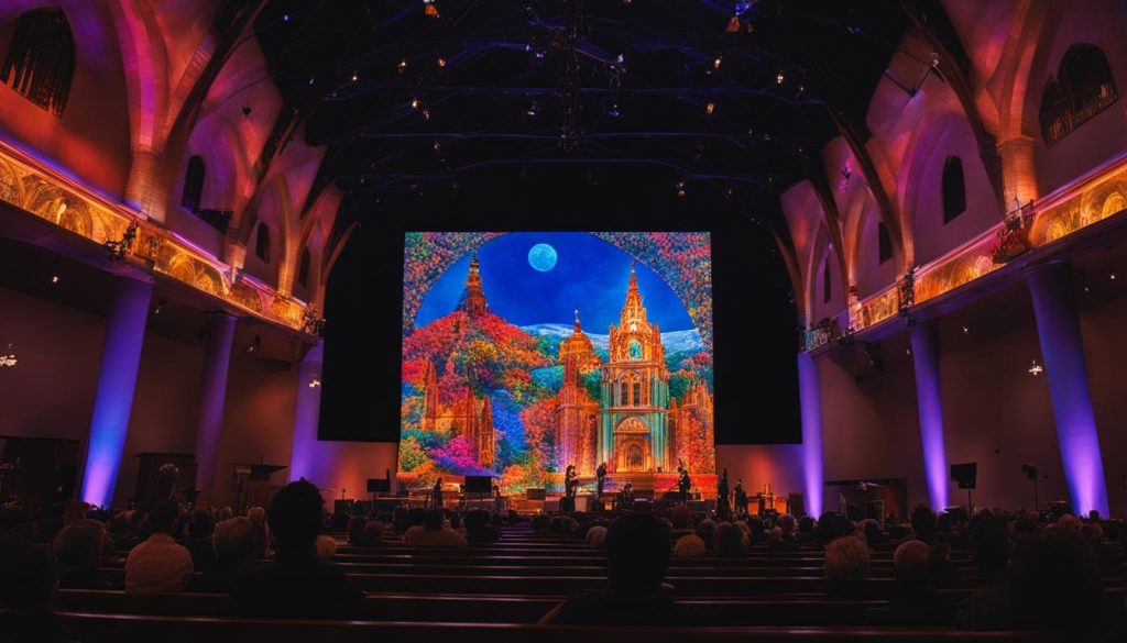 church LED screen