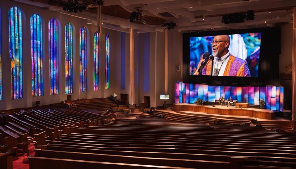 church LED screen in Decatur