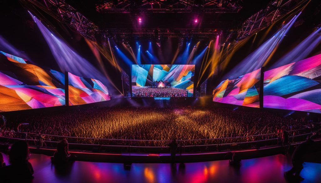 concert video walls