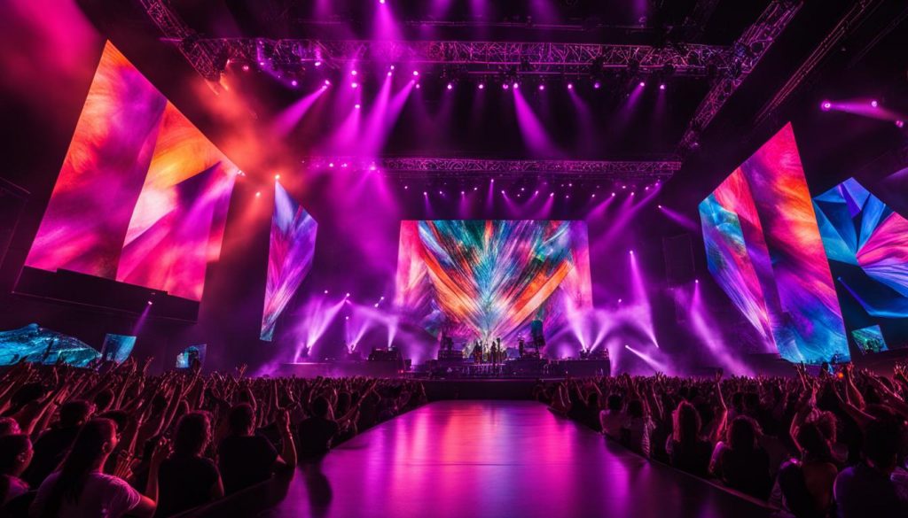 concert video walls