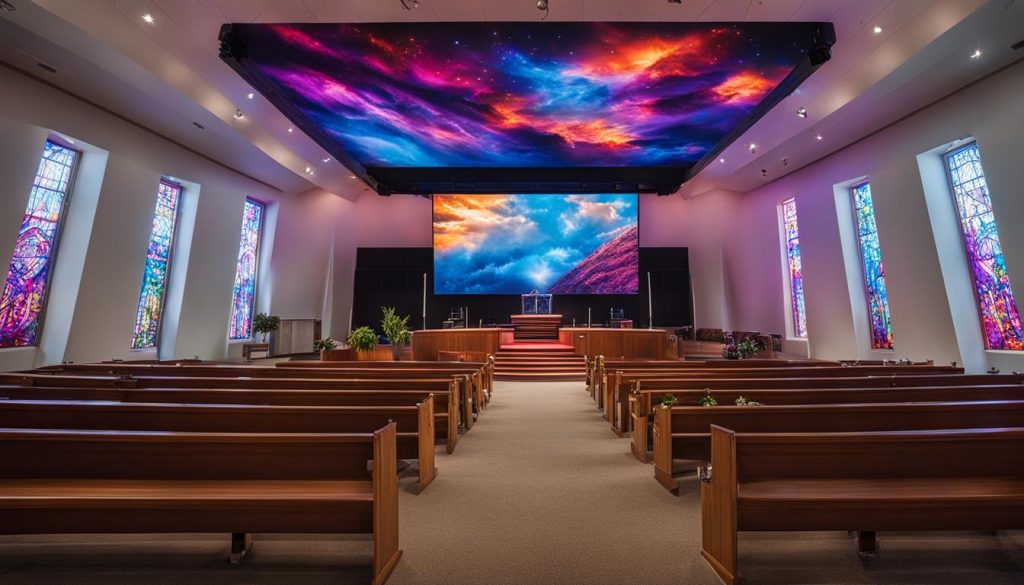 digital signage for church