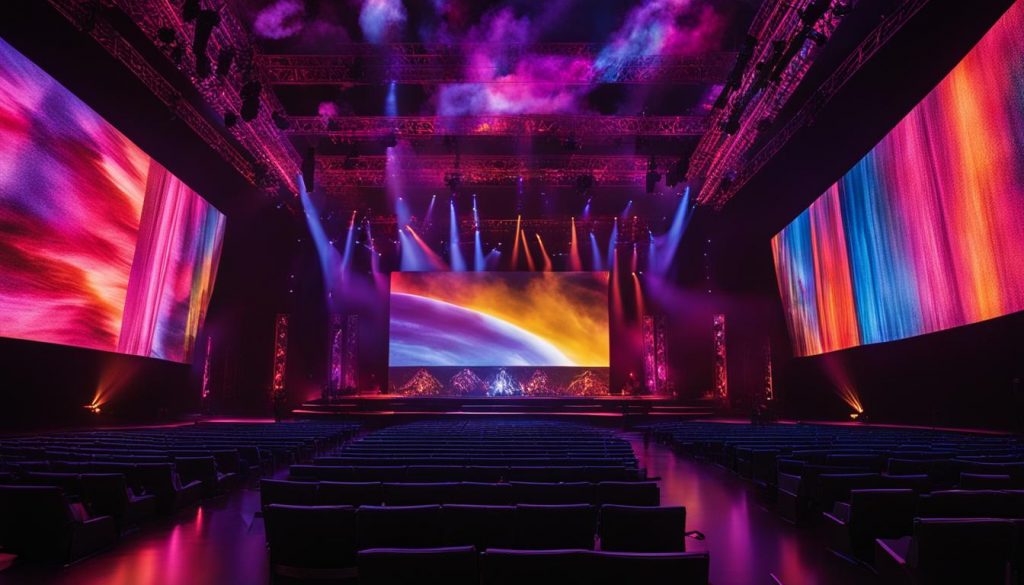 high-quality LED screens for stage events in Aurora