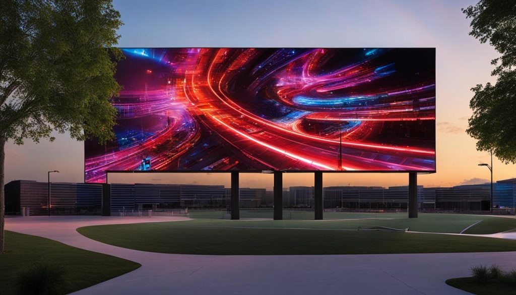 high-resolution LED screen