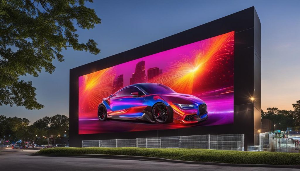 high-resolution LED wall