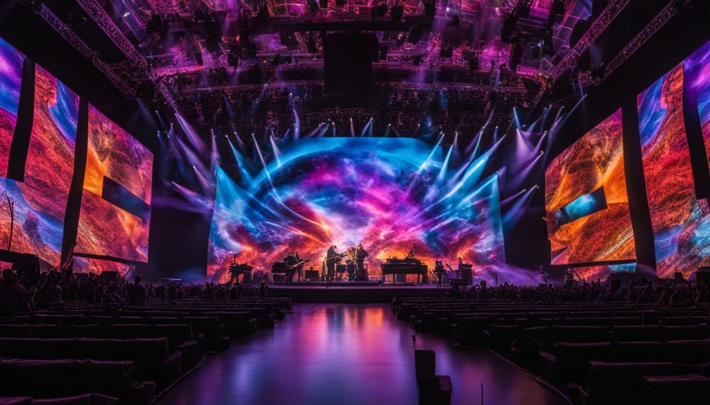 high-resolution video walls for concerts