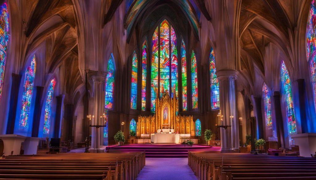 indoor LED screen for a church in Macon