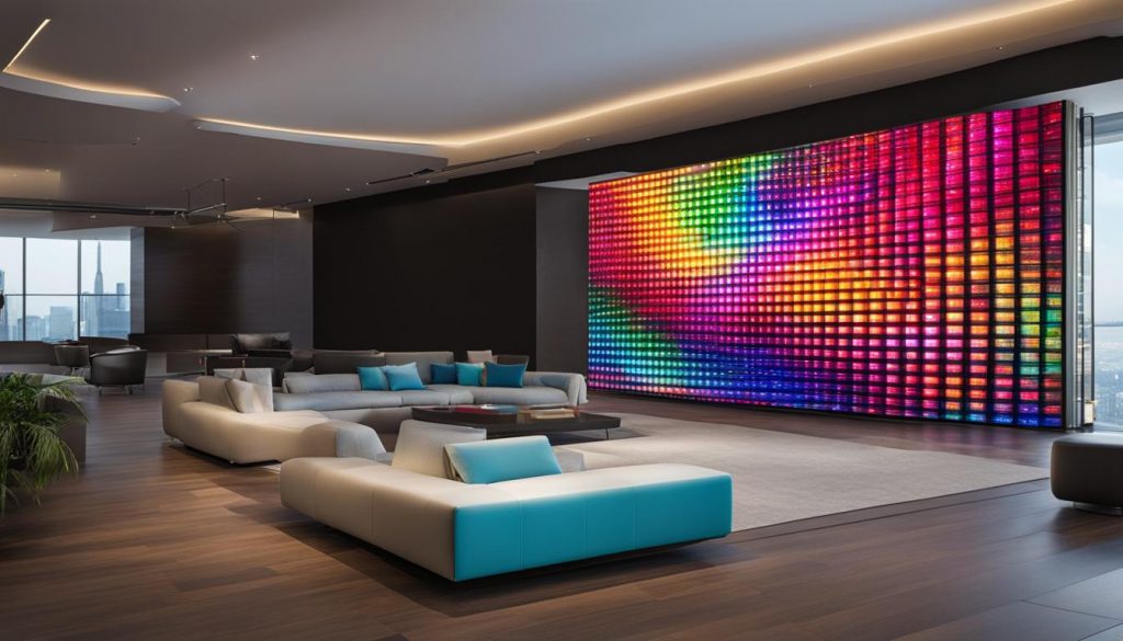 indoor LED video wall