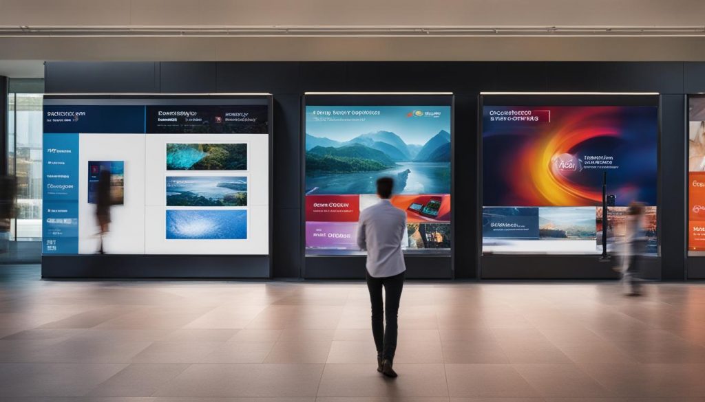 interactive digital signage