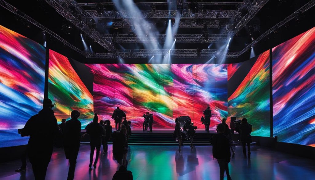 led display wall