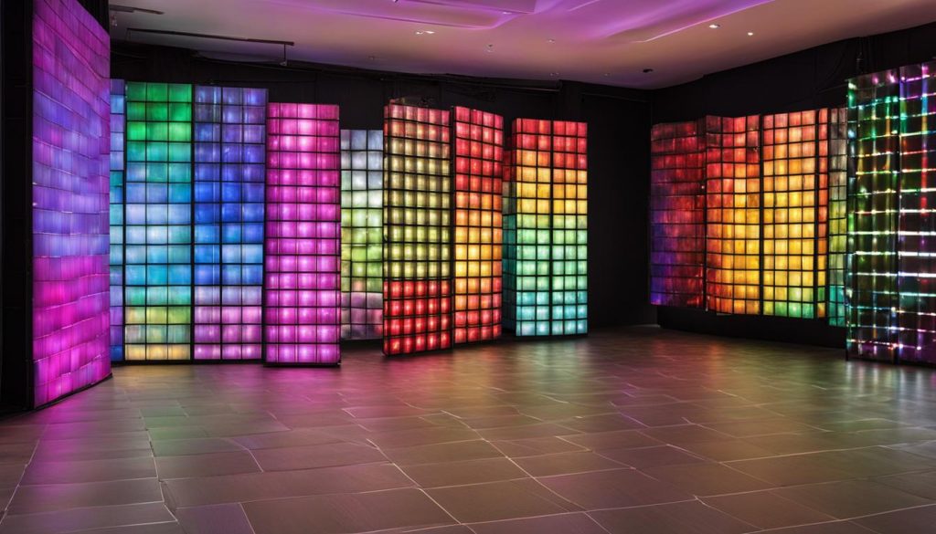 matrix LED tiles