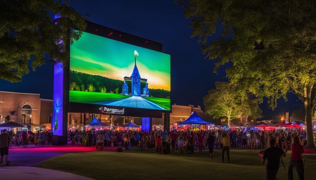 outdoor LED screen in Paragould