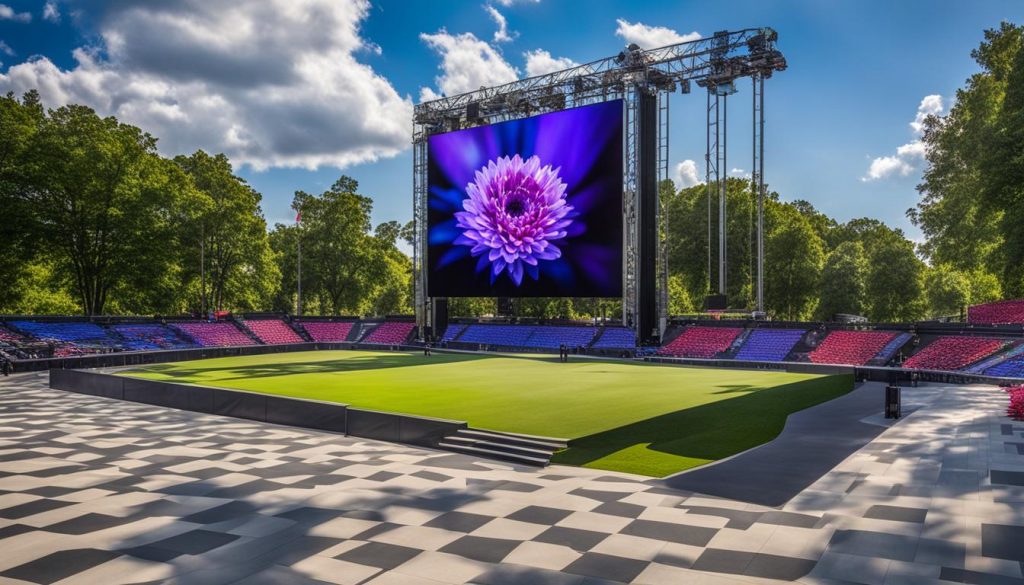 outdoor LED video wall