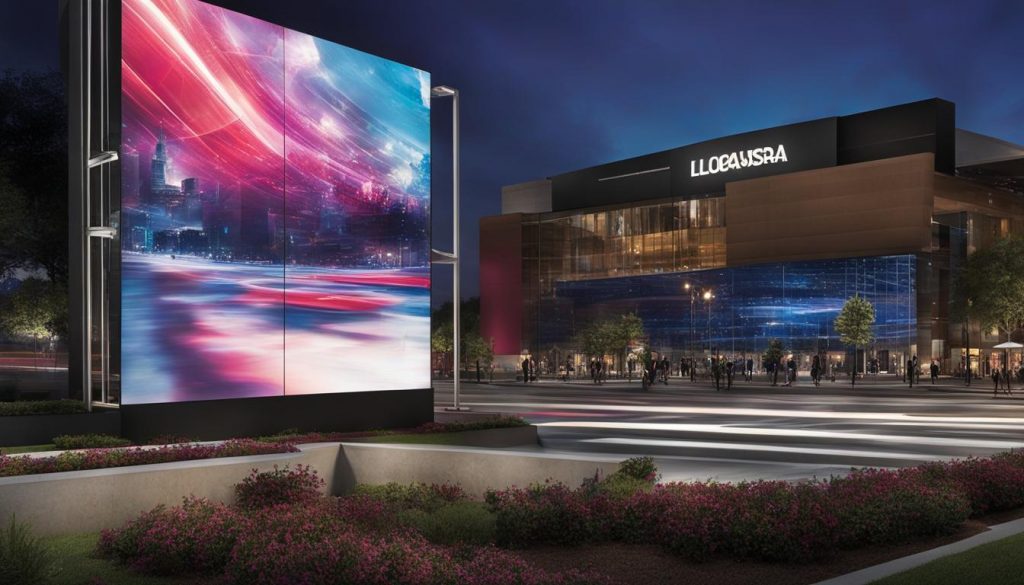 outdoor LED video wall