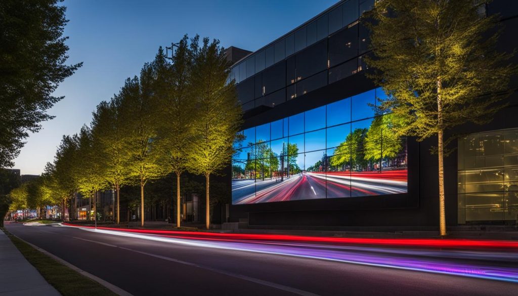 outdoor LED video walls in Herndon