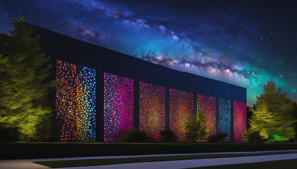 outdoor LED wall