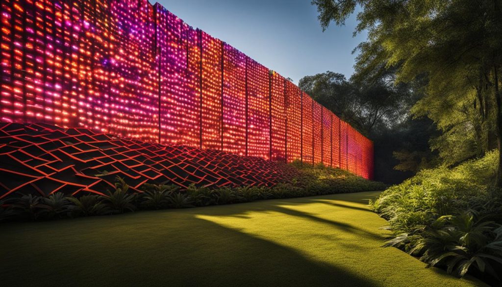 outdoor LED wall