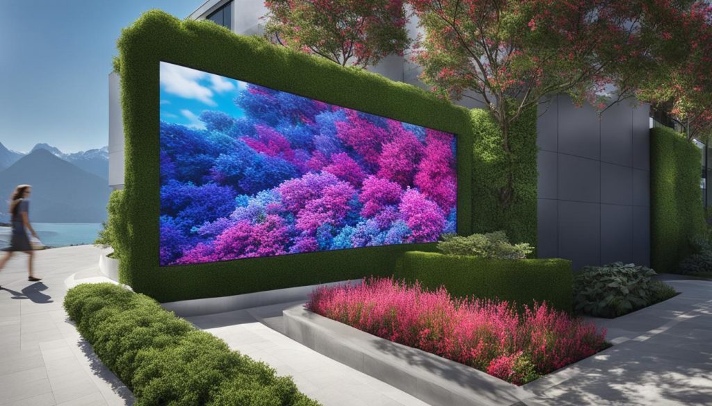 outdoor LED wall