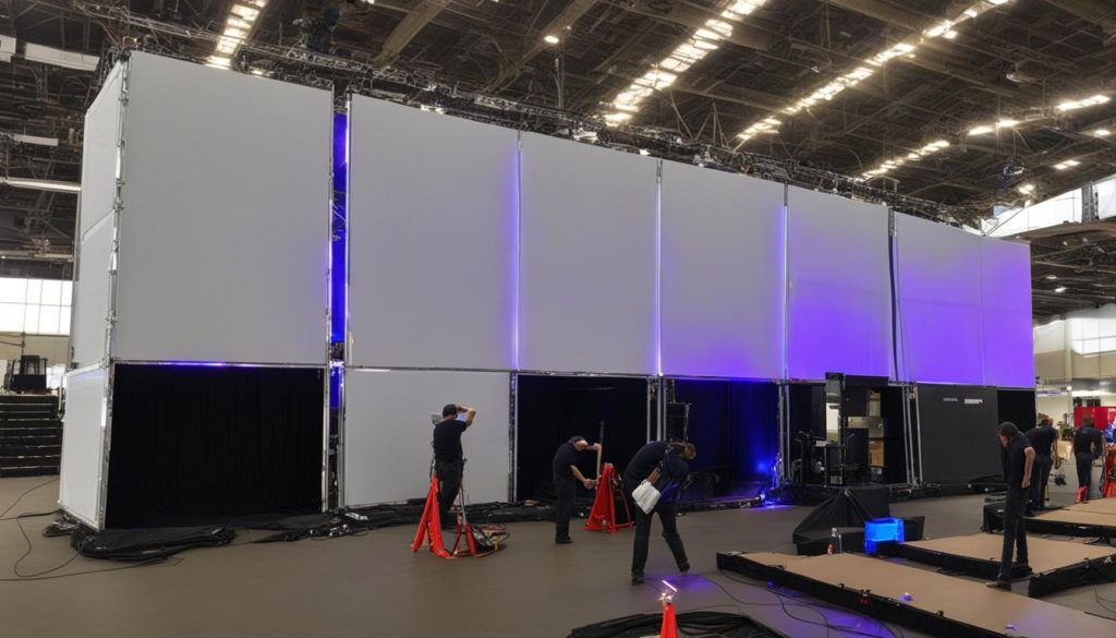 portable LED wall