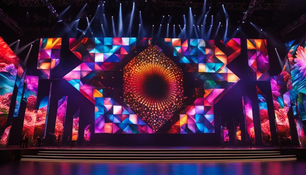 portable LED wall and LED display panels