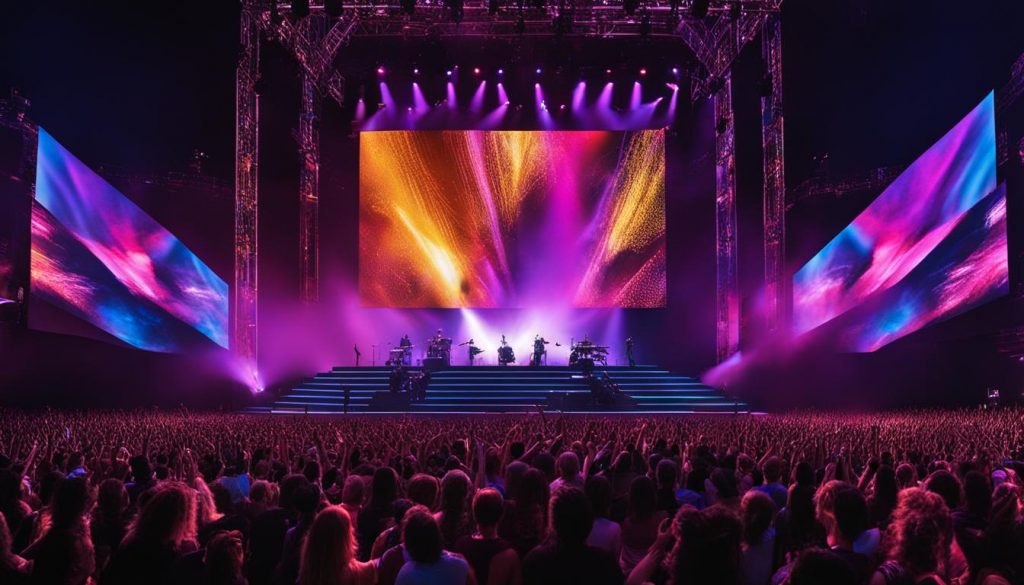 seamless video walls for live shows