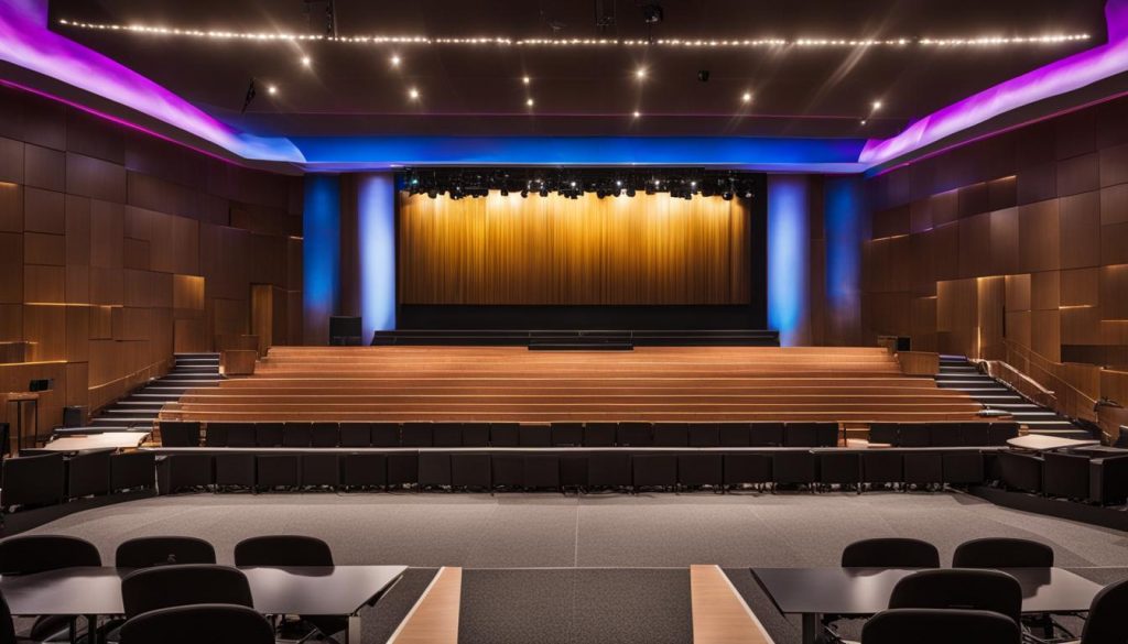 stunning LED wall for church auditorium