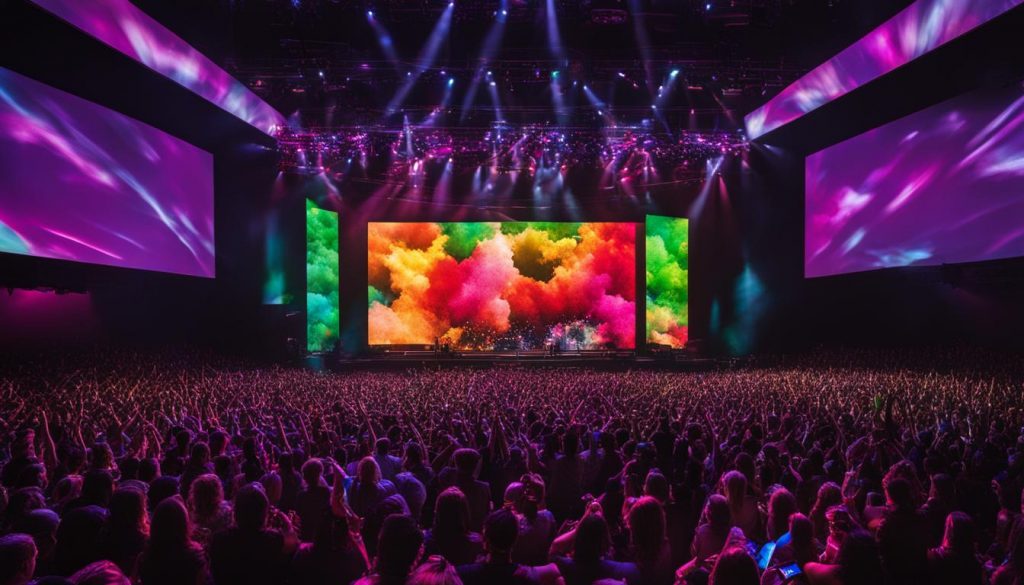 video walls for concerts in Rogers