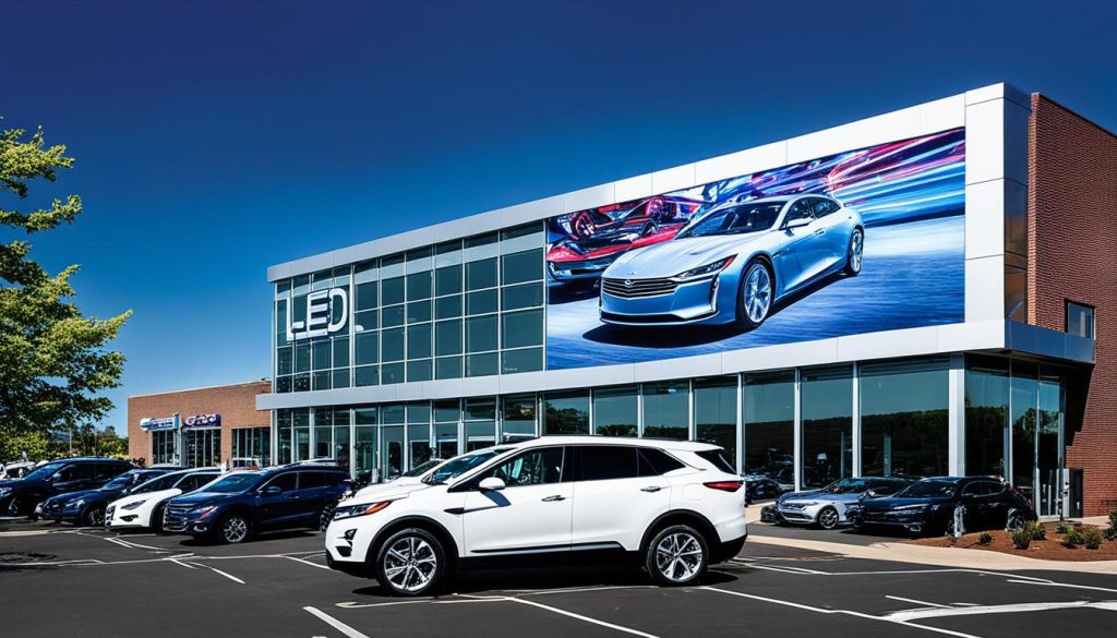 LED Wall for Car Dealerships in New Haven