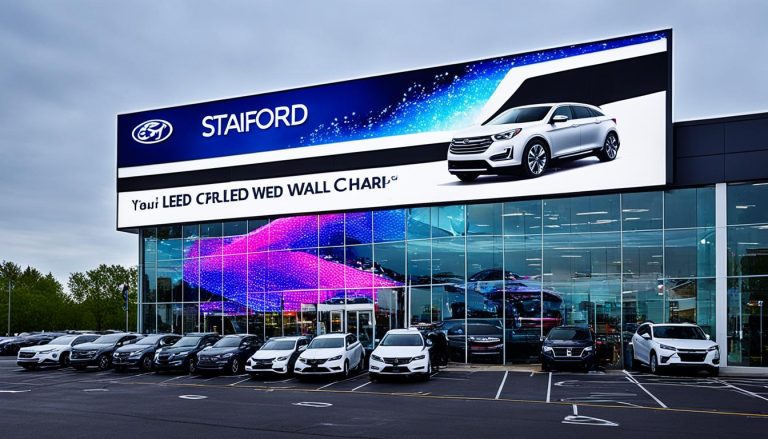 LED Wall for Car Dealerships in Stamford