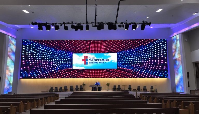 LED Wall for Churches in Cheyenne