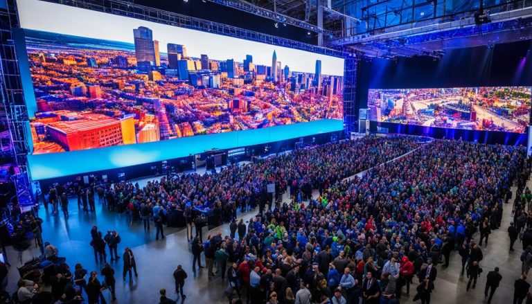 LED Wall for Conventions in Stamford