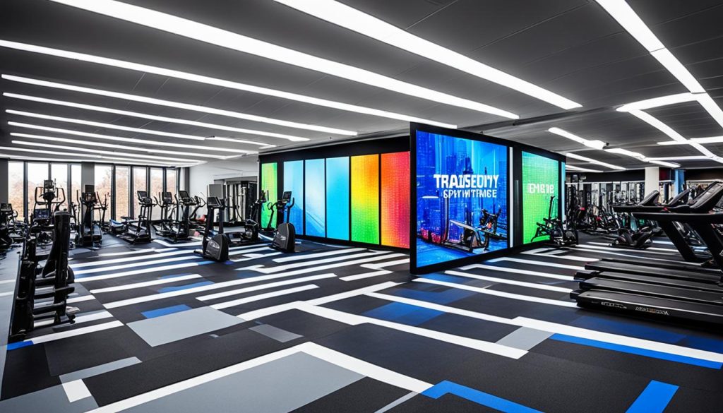 LED Wall for Gyms in New Haven