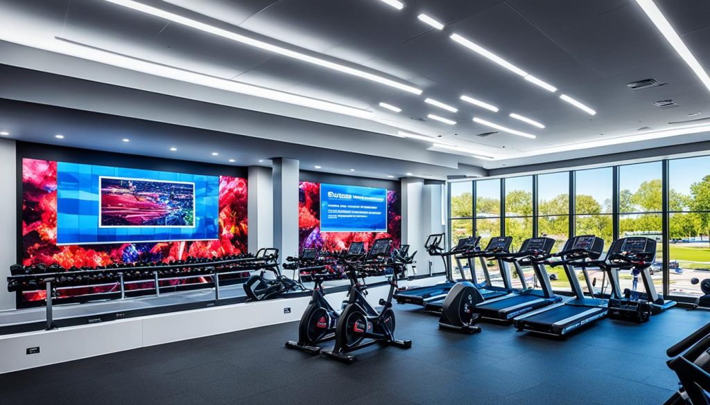 LED Wall for Gyms in Stamford