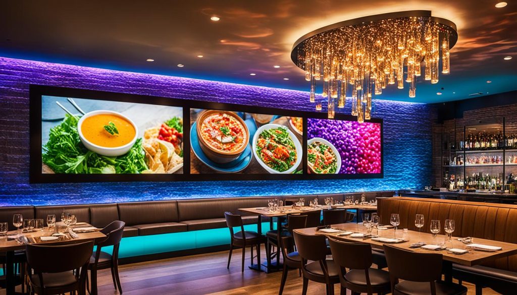 LED Wall for Restaurants, Cafes and Bars in Stamford