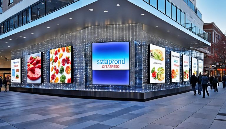 LED Wall for Shopping Malls in Stamford