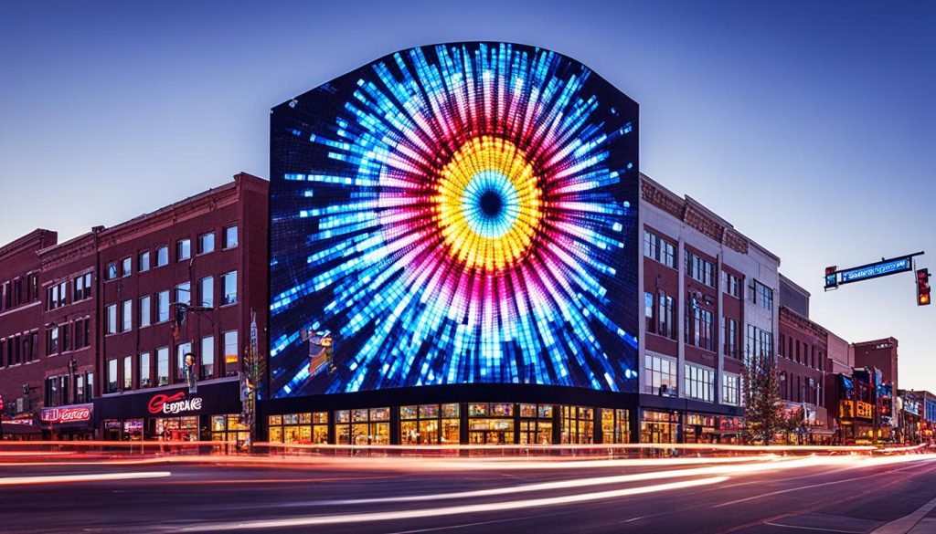 LED Wall for Storefront Advertising in Cheyenne