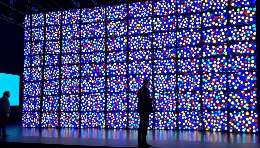 LED wall for virtual production in Bridgeport