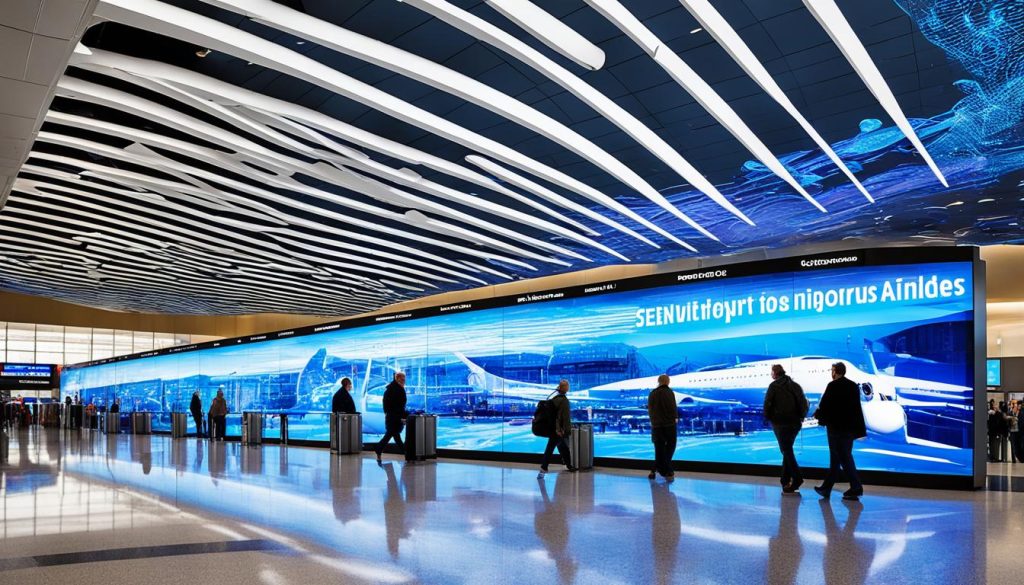 LED Wall for Airports in Hartford