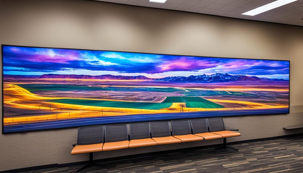 LED Wall for Airports in Laramie