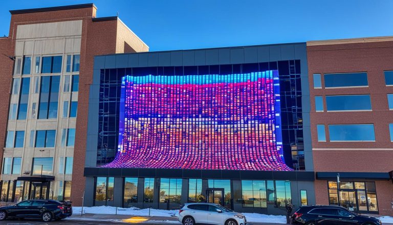 LED Wall for Apartment Buildings in Laramie