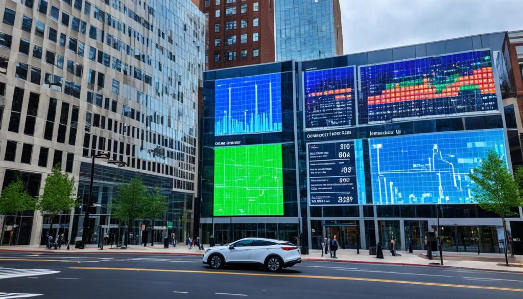 LED Wall for Banks in Hartford