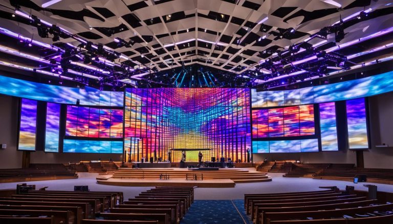 LED Wall for Churches in Omaha