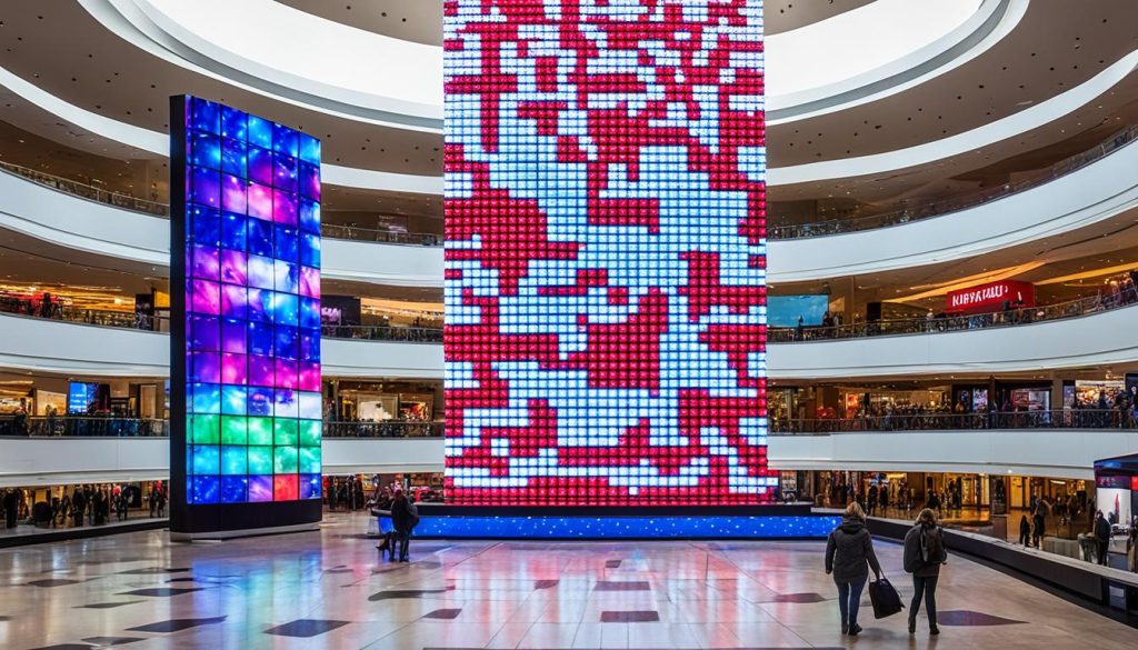 LED Wall for Shopping Malls in Hartford