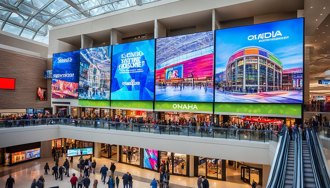 LED Wall for Shopping Malls in Omaha