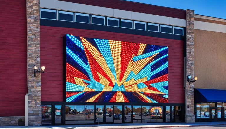 LED Wall for Storefront Advertising in Laramie