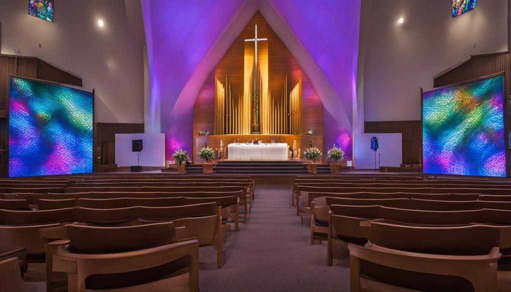 LED Wall for Churches in Kearney