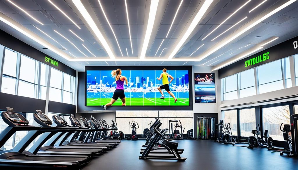 LED Wall for Gyms in Grand Island