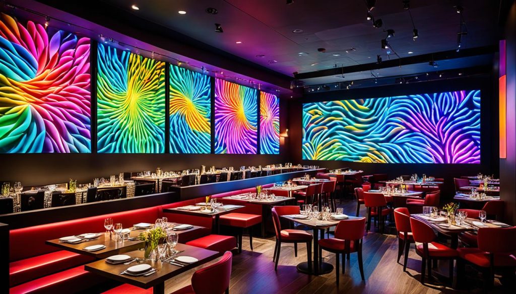 LED Wall for Restaurants, Cafes and Bars in Bellevue