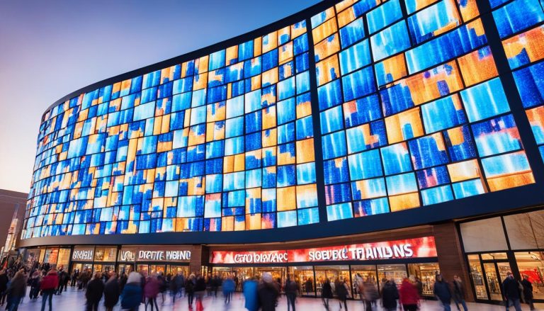 LED Wall for Shopping Malls in Grand Island