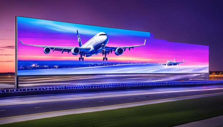 LED Wall for Airports in Evanston