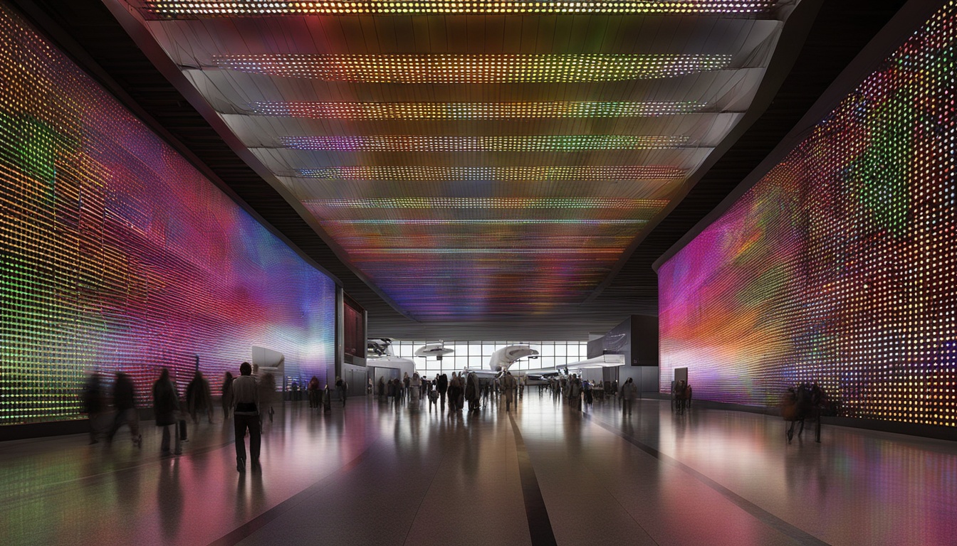 LED Wall for Airports in Sheridan